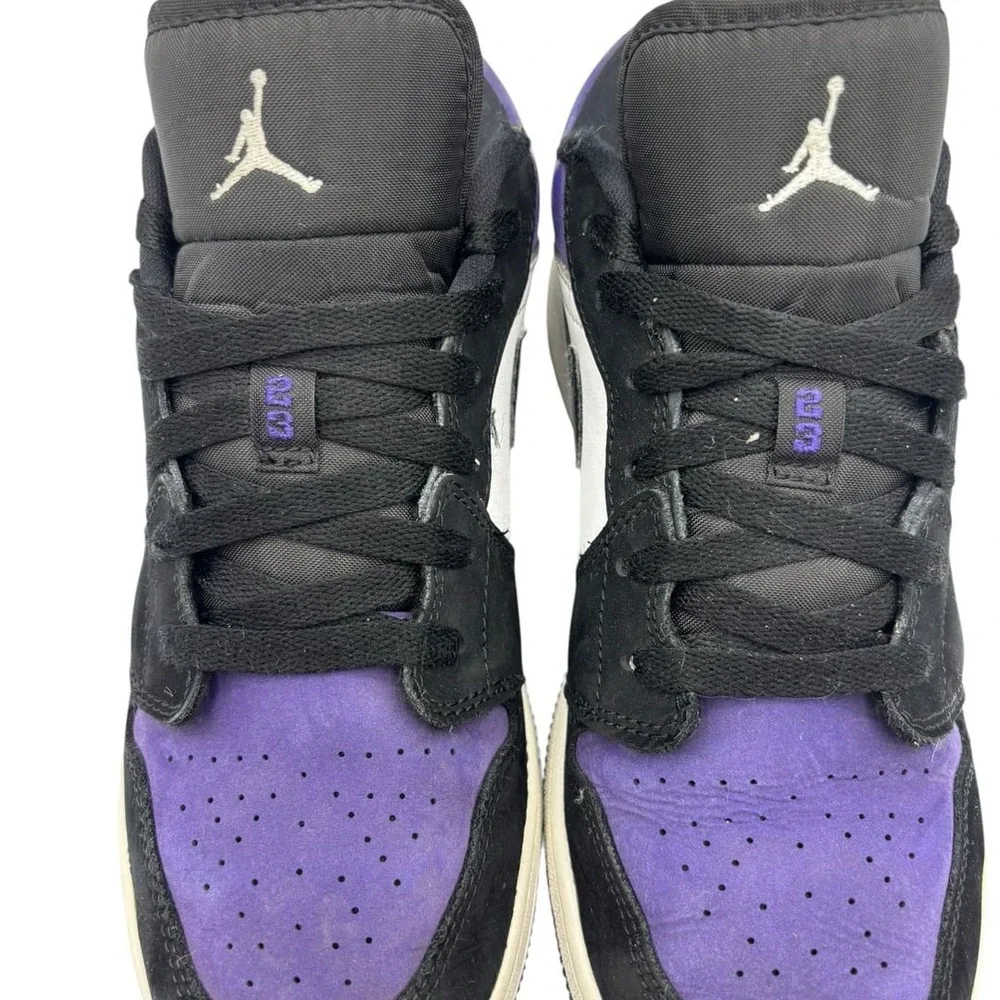 Nike Air Jordan 1 Low 'Court Purple' Sneakers (553560-125)